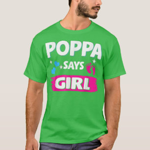 ジェンダーリビールポッパは女の子のマッチング家族のベビー Tシャツ