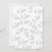 ジェンダーリビールモンキーベビーシャワー招待状 招待状 (裏面)