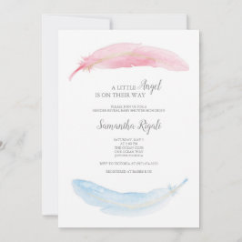 ジェンダーリビールリトルエンジェル招待状 招待状