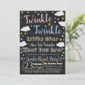 ジェンダーリビールリトルスター招待状 招待状 (スタンド正面)