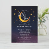 ジェンダーリビール招待状キラキラ月星 招待状 (スタンド正面)