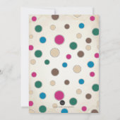 ジェンダーリビール招待状、ベビーシャワー 招待状 (裏面)