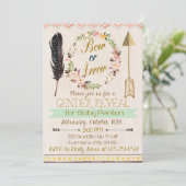 ジェンダーリビール招待状、弓と矢、部族 招待状 (スタンド正面)