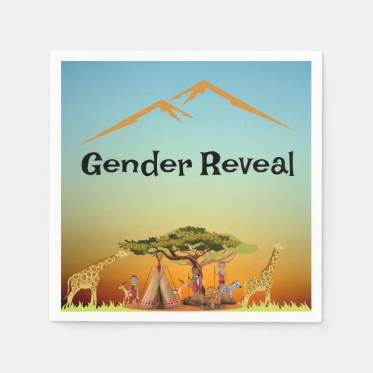 ジェンダーリビール セーリング ペーパーナプキン スタンダードカクテルナプキン (正面)