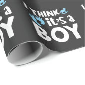 ジェンダーリビール-ベビーシャワーパーティー少年 ラッピングペーパー (ロールコーナー)