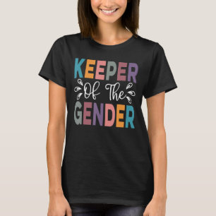 ジェンダーリビール ベビーシャワー パーティー かわいいキーパー オブ ザ Tシャツ