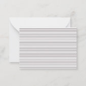 ジェンダー中立ボホベビーイン開花おむつラッフル ノートカード (裏面)