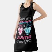 ジェンダー叔母のキーパーがあなたを愛するベビー エプロン (インサイチュ)