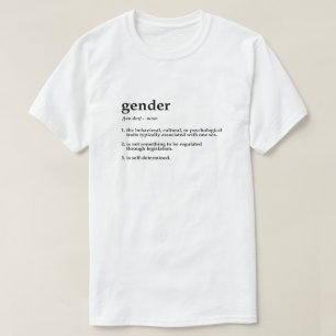 ジェンダー定義(ライトシャツ) LGBT Tシャツ