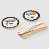 ジェンダー投票ファンのヴィンテージカボチャートラックを明らかにする ハンドファン (組立なし)