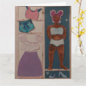 ジェンダー拡張性ワードローブ カード (黄色い花)