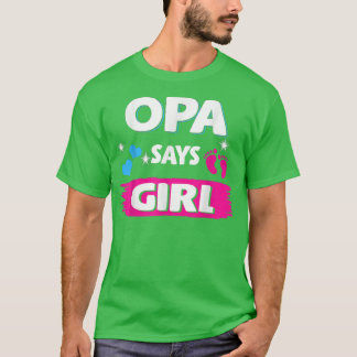 ジェンダー明けOpaは女の子の一致する家族のベビーP Tシャツ