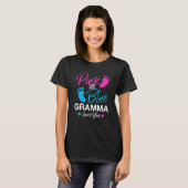 ジェンダー明らかにグラマベビーシャワーおばあちゃん Tシャツ (正面フル)