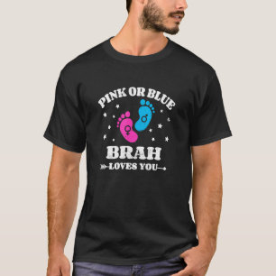 ジェンダー明らかにブラーベビーシャワー兄1 Tシャツ