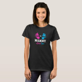 ジェンダー明らかに乳児シャワー母ママ妊娠Anno Tシャツ (正面フル)