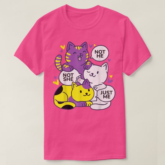 ジェンダー流動性彼は彼女は私の非バイナリではない  Tシャツ (デザイン正面)