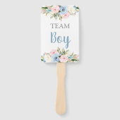 ジェンダー男の子または金のハンドファンを明らかにする ハンドファン (正面)