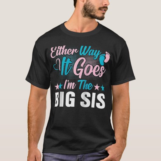 ジェンダー発表いずれにせよ私は大きい Tシャツ (正面)