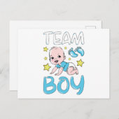 ジェンダー発表 男の子パーティーセット ポストカード (正面/裏面)