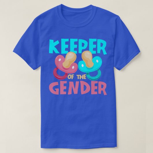 ジェンダー秘密ベビーデザインの所有者 Tシャツ (デザイン正面)