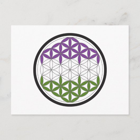 ジェンダー聖幾何学 ポストカード (正面)