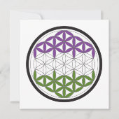 ジェンダー聖幾何学 招待状 (正面)