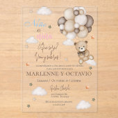 ジェンダー表示アクリル招待状 アクリル招待状 (正面)