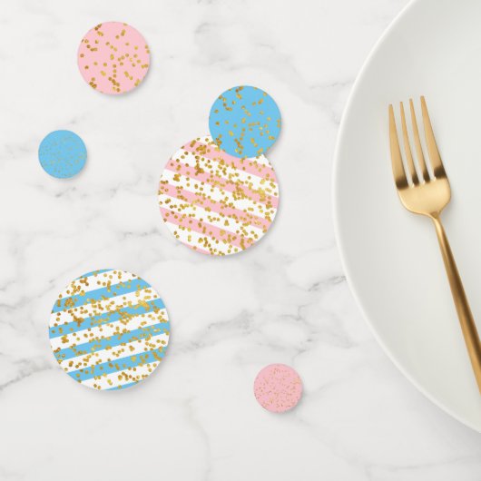 ジェンダー表示パーティーピンクと青の表紙吹雪 コンフェッティ (グループ)