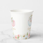 ジェンダー表示秋ベビーシャワー紙カップ 紙コップ (右)