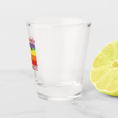 ジェンダー限定グース非ビナーLGBTQ ショットグラス (右)
