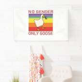 ジェンダー限定グース非ビナーLGBTQ 横断幕 (インサイチュ)