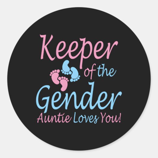 ジェンダー・アウンティの飼育員がPyを明かす ラウンドシール (正面)