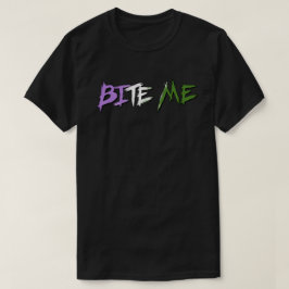 ジェンダー・クイア・プライド・バイト・ミー Tシャツ