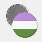 ジェンダー・クイア LGBT マグネット (正面/裏面)