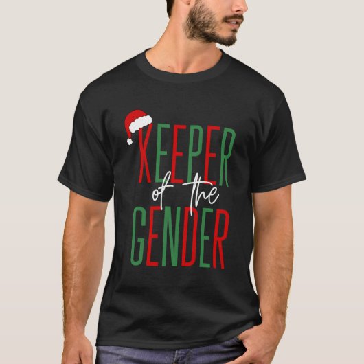 ジェンダー・サンタのPy Keeperを明らかにする Tシャツ (正面)