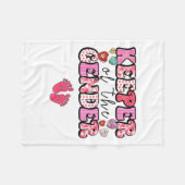 ジェンダー・バレンタイン・デーの管理人Bを明らかにする フリースブランケット (正面(横))