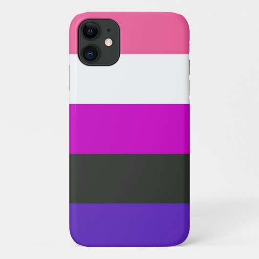ジェンダー・フルイド・プライド・フラグ Case-Mate iPhoneケース (裏面)