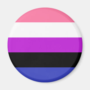 ジェンダー・フルイド Pride フラグ LGBT マグネット