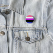 ジェンダー・フルイド Pride フラッグ LGBTQ バッジ (インサイチュ)