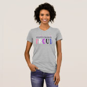 ジェンダー・フルイド PROUD 花火 LGBTQ Tシャツ (正面フル)