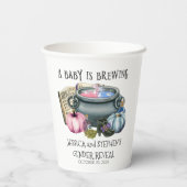 ジェンダー・リベール ハロウィン ベイビー・イズ・ブリューイング ウィッチ 紙コップ (裏面)