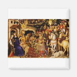 ジェンティーレ・ダ・ファブリアーノによる「東方三博士の礼拝」 マグネット