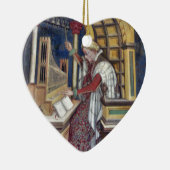 ジェンティーレ・ダ・ファブリアーノ著器官を遊ぶ音楽 セラミックオーナメント (右)