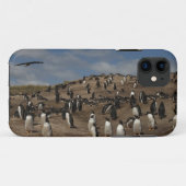 ジェントウペンギン (Pygoscelis papua) ウエストの群れ Case-Mate iPhoneケース (裏面(横))