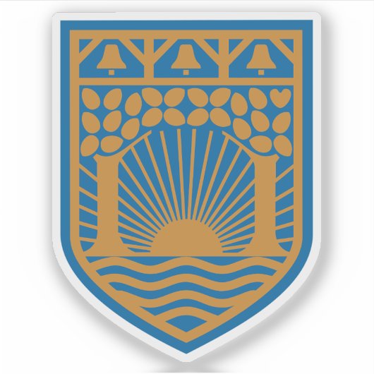 ジェントフテの自治体のコート シール (正面)