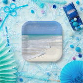 ジェントルサーフホワイトサンドビーチ ペーパープレート (パーティー)