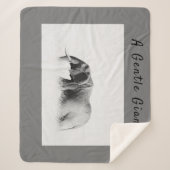 ジェントルジャイアントエレファント高鍵写真と文字 シェルパブランケット (正面)