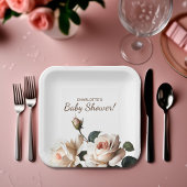 ジェントルティーバラベビーシャワー ペーパープレート