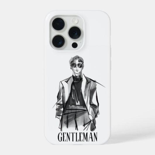 ジェントルマン エレガンス iPhone カバー (裏面)