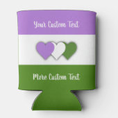 ジェンドルケアプライドフラグと文字缶クーラー 缶クーラー (裏面)